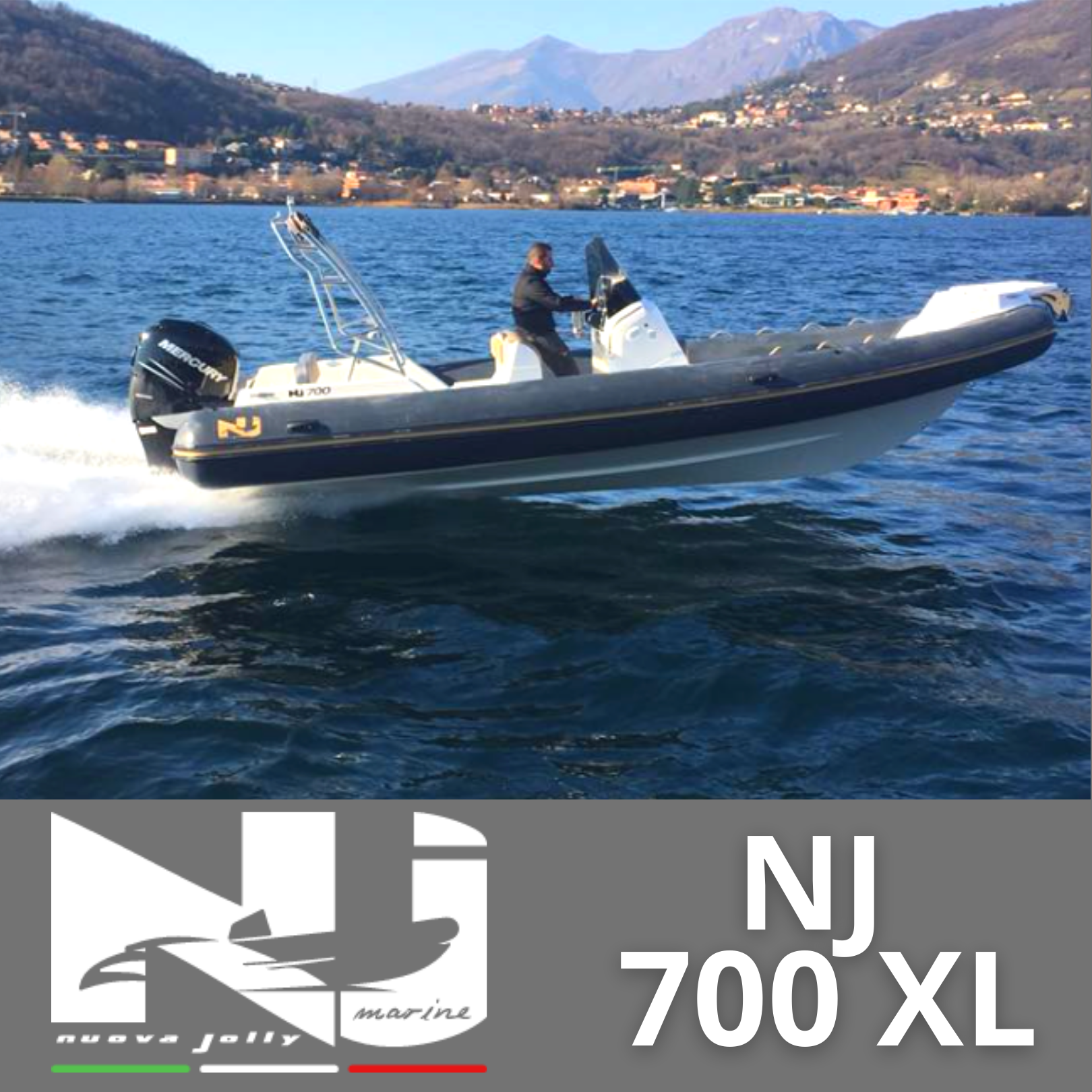 Bateau moteur semi-rigide Nuova Jolly 700XL