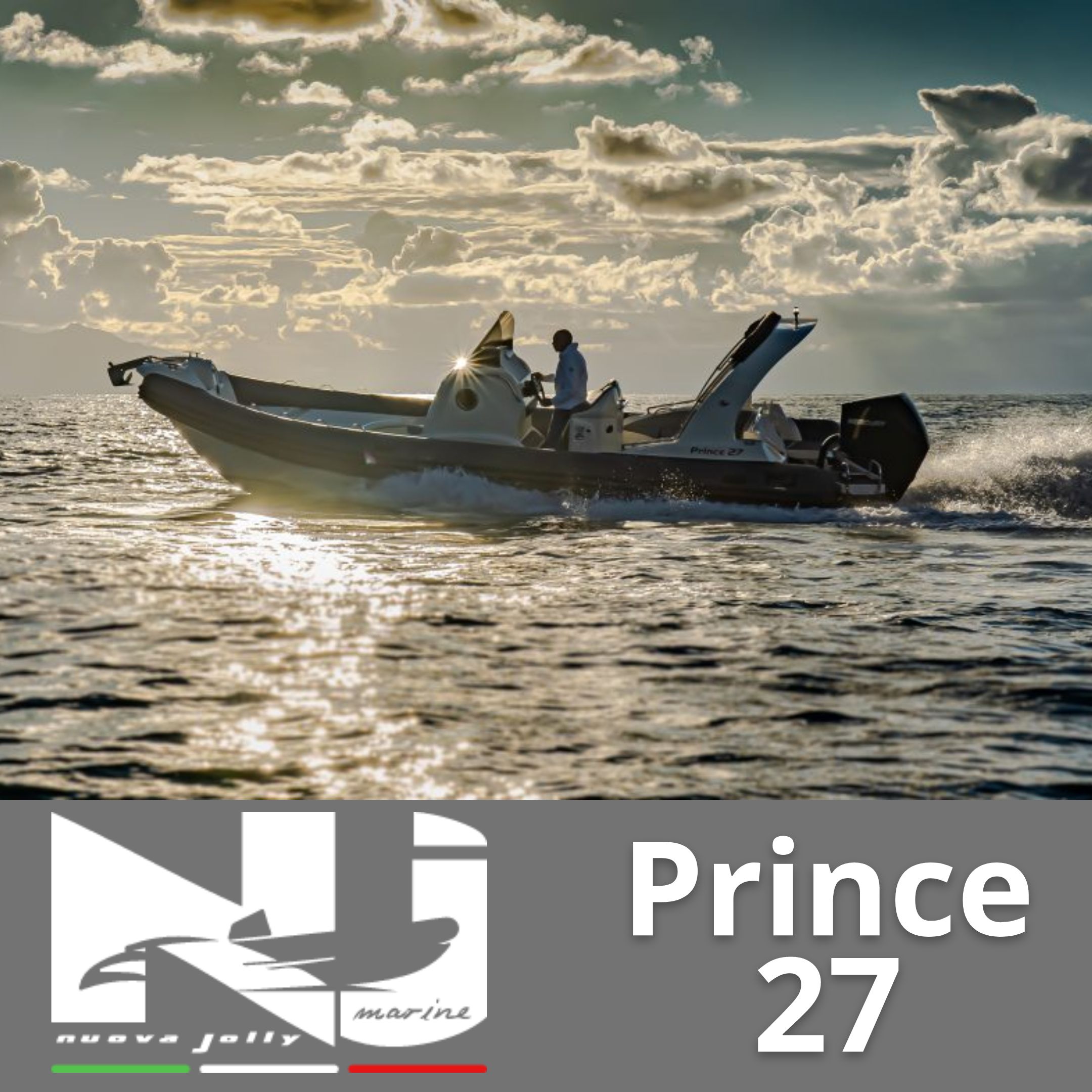 Bateau moteur semi-rigide Nuova Jolly Prince 27