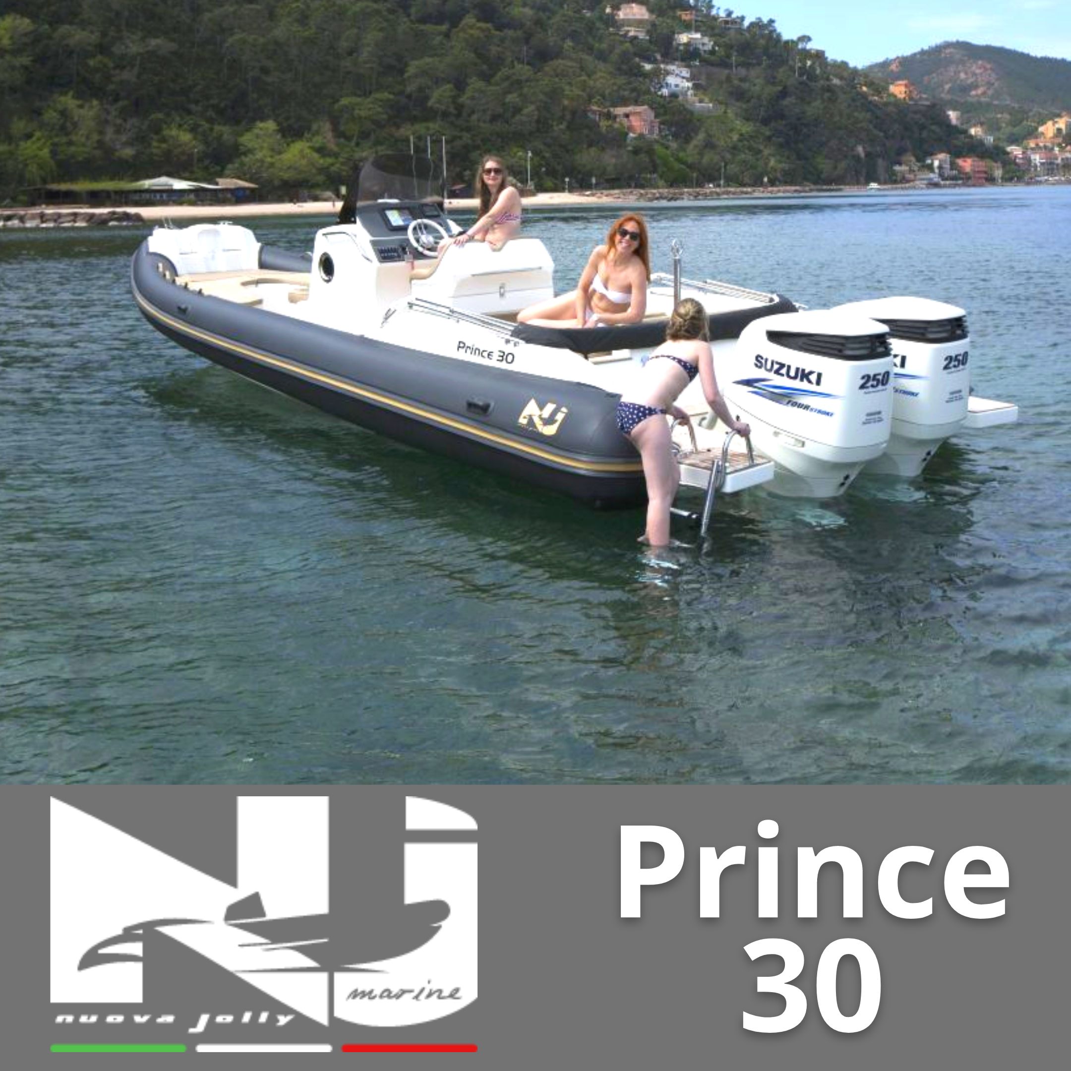Bateau moteur semi-rigide Nuova Jolly Prince 30