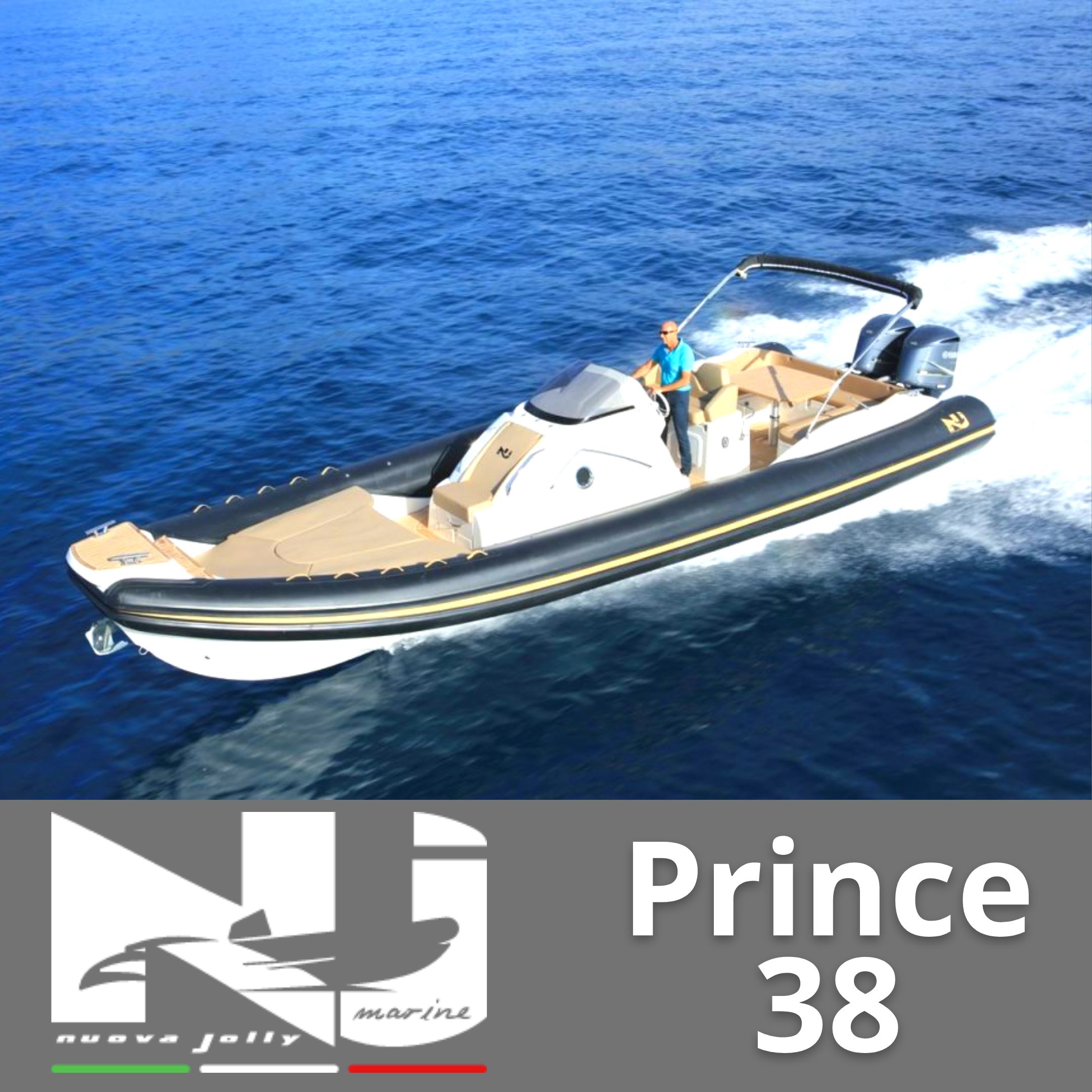 Bateau moteur semi-rigide Nuova Jolly Prince 38